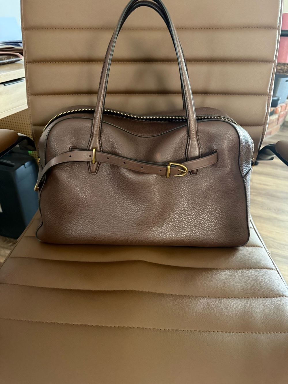 Madewell belted satchel